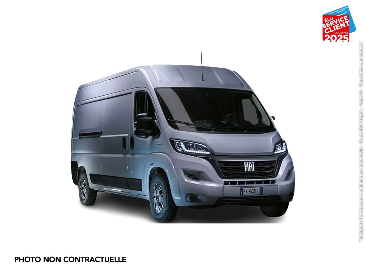 Véhicule neuf FIAT DUCATO 290 2.0 JTD NOUVEAU DUCATO MY24 NOUVEAU DUCATO FOURGON TOLE MH2 3.3 chez Fiat Strasbourg