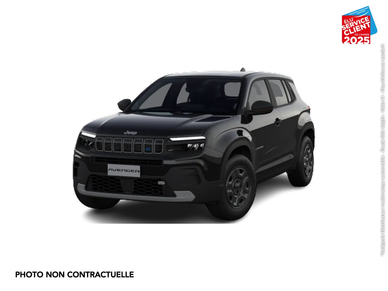 Véhicule neuf JEEP AVENGER ELECTRIQUE 156CH 115KW SUMMIT chez Fiat Strasbourg