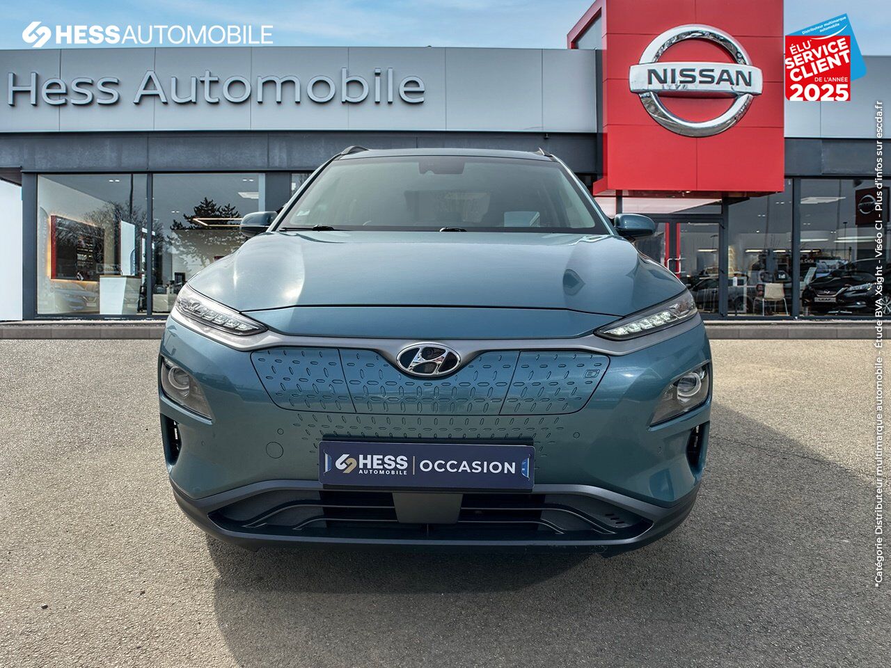 Véhicule d'occasion HYUNDAI KONA ELECTRIC 204CH EXECUTIVE EURO6D-T EVAP SIEGES CHAUF/CUIR GPS CAMERA CARPLAY chez Hyundai Chalons
