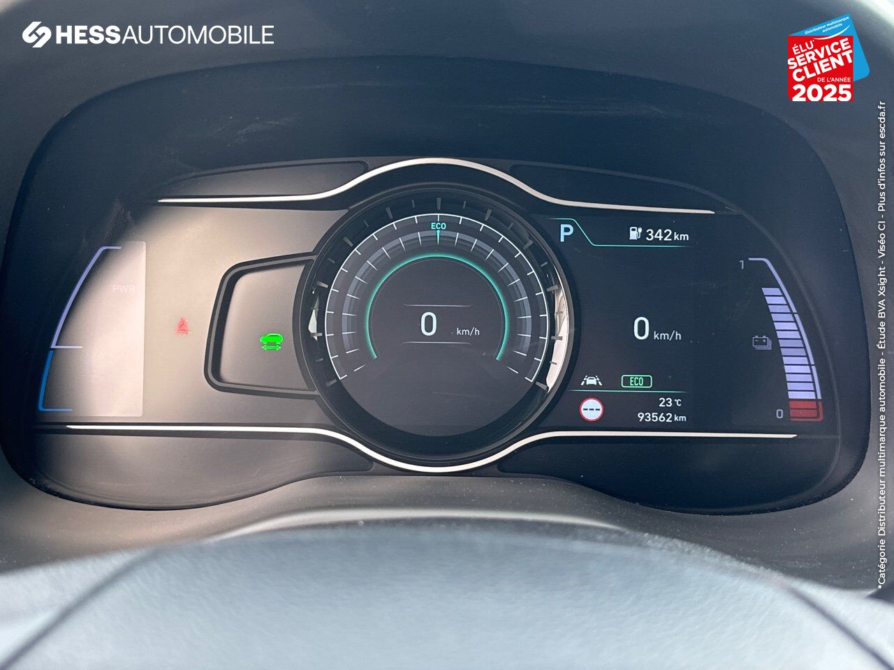 Véhicule d'occasion HYUNDAI KONA ELECTRIC 204CH EXECUTIVE EURO6D-T EVAP SIEGES CHAUF/CUIR GPS CAMERA CARPLAY chez Hyundai Chalons