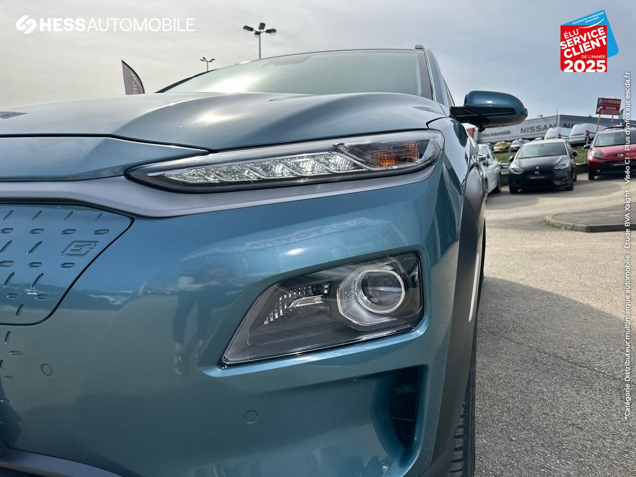 Véhicule d'occasion HYUNDAI KONA ELECTRIC 204CH EXECUTIVE EURO6D-T EVAP SIEGES CHAUF/CUIR GPS CAMERA CARPLAY chez Hyundai Chalons