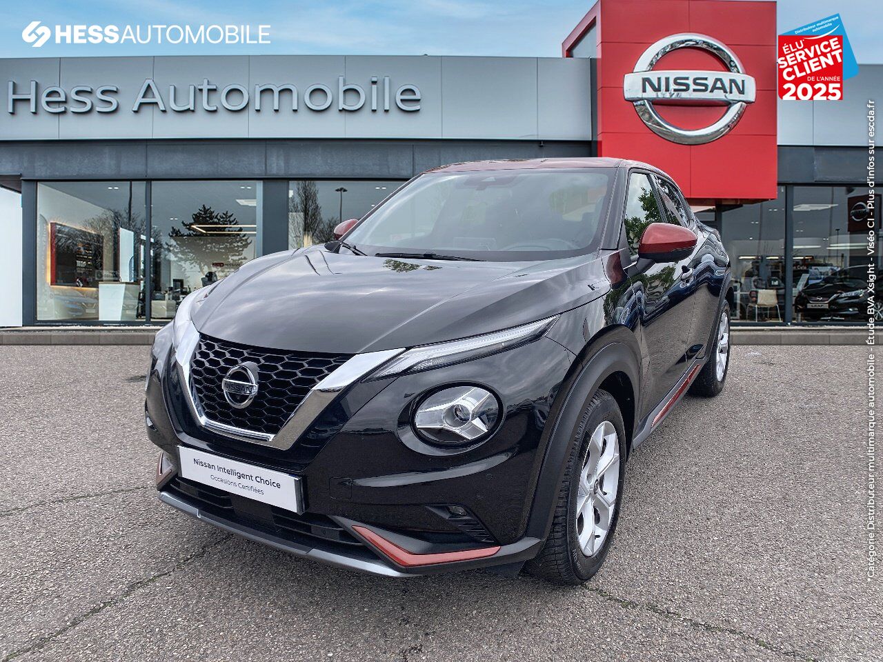 Véhicule d'occasion NISSAN JUKE 1.0 DIG-T 114CH N-DESIGN DCT 2021 chez Renault Colmar