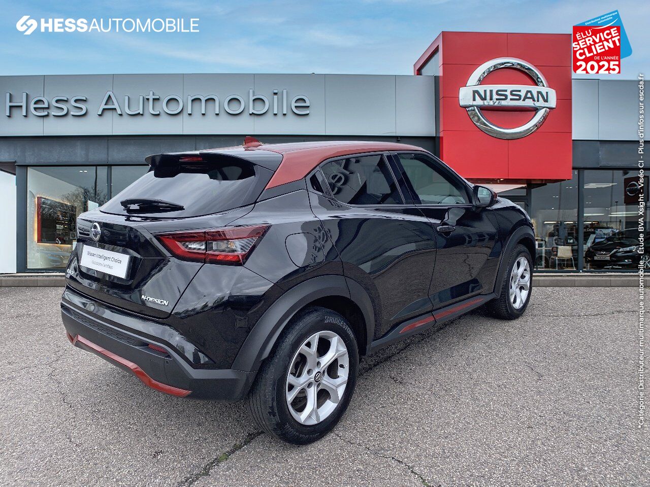 Véhicule d'occasion NISSAN JUKE 1.0 DIG-T 114CH N-DESIGN DCT 2021 chez Renault Colmar