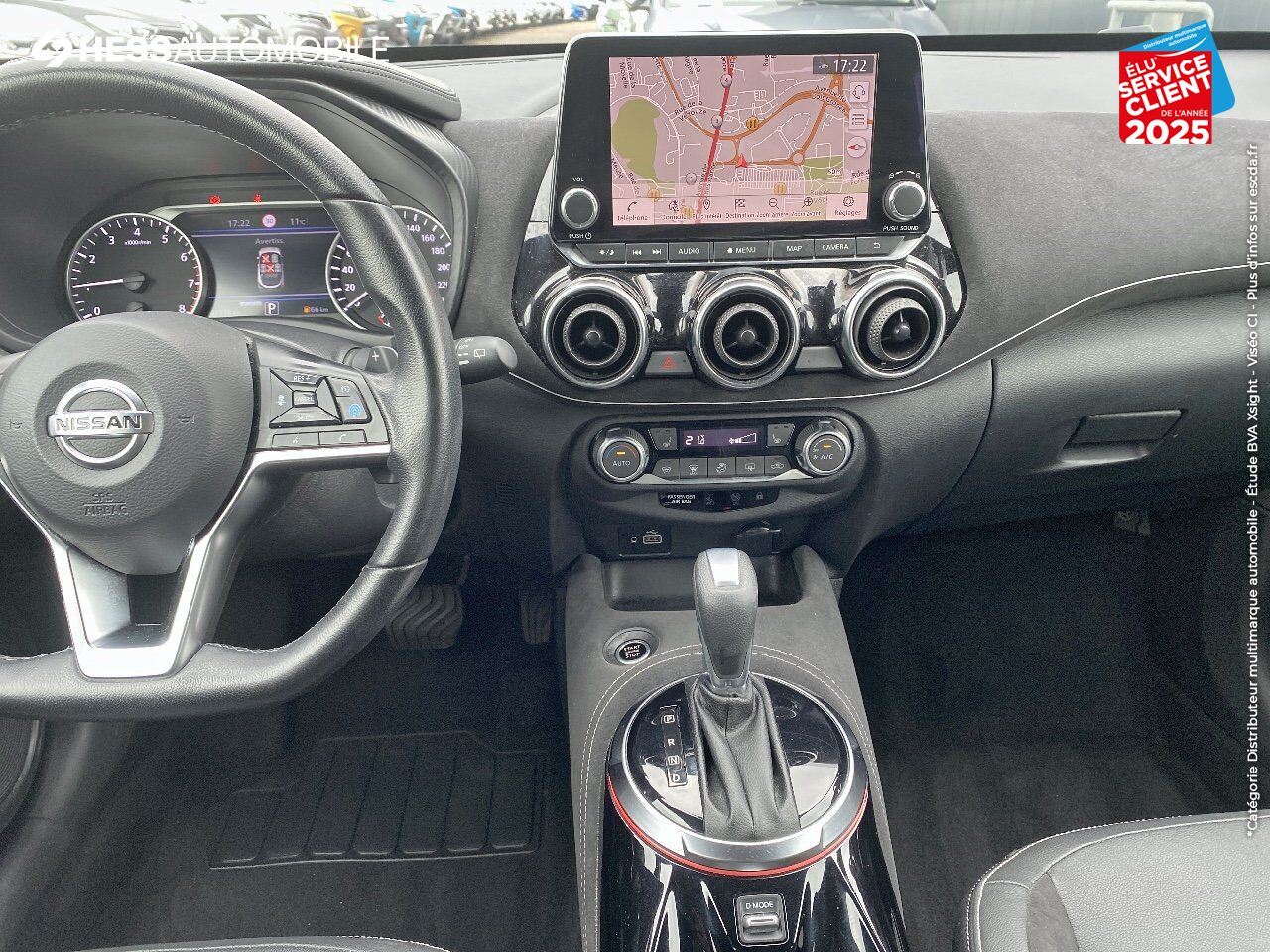 Véhicule d'occasion NISSAN JUKE 1.0 DIG-T 114CH N-DESIGN DCT 2021 chez Renault Colmar