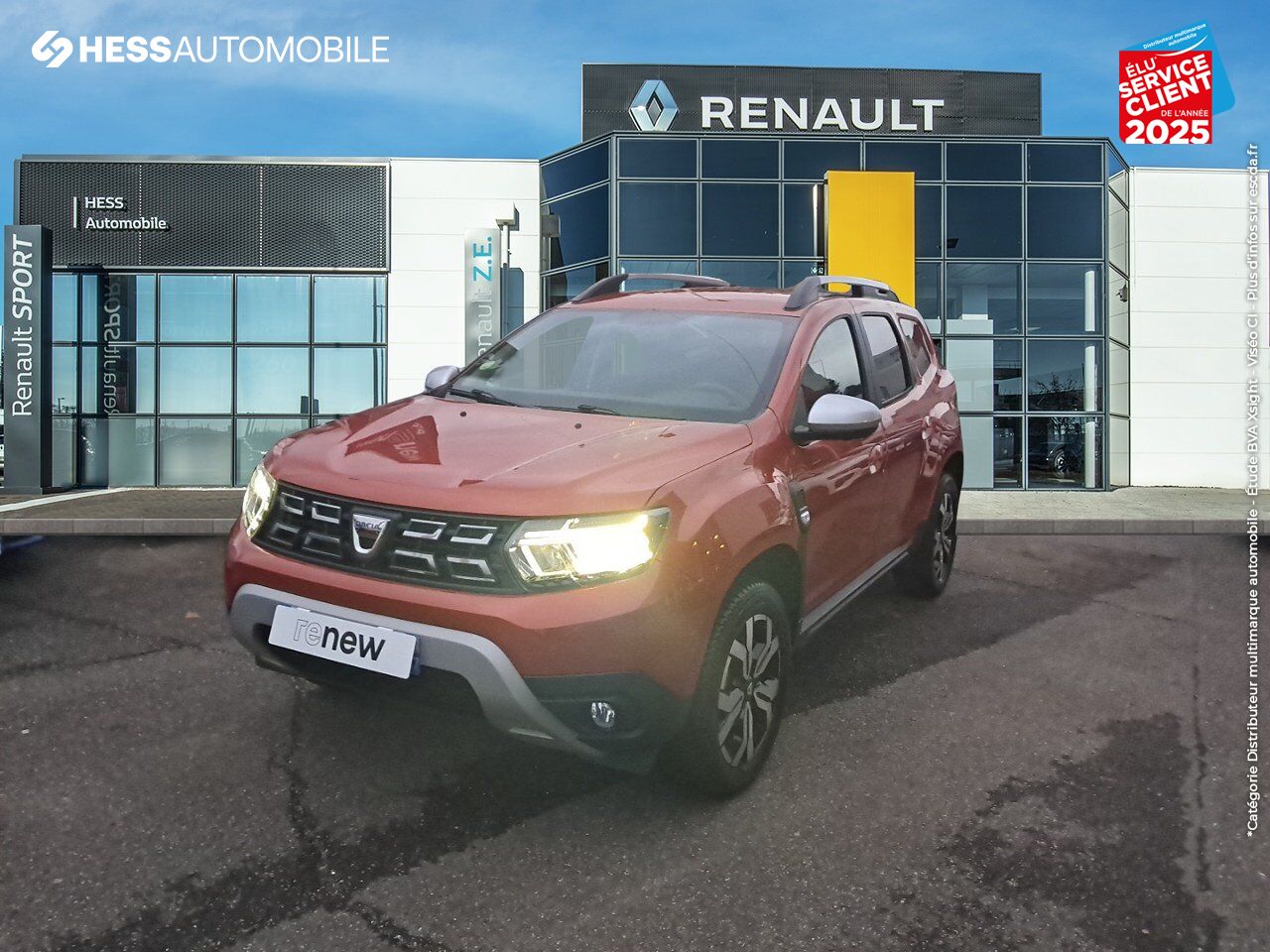 Véhicule d'occasion DACIA DUSTER 1.5 BLUE DCI 115CH PRESTIGE + 4X2 GPS CAMERA chez Renault Colmar