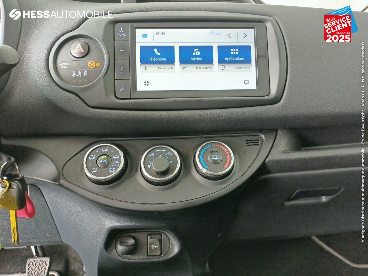 Véhicule d'occasion TOYOTA YARIS 70 VVT-I DESIGN Y20 5P MY19 chez Toyota Belfort