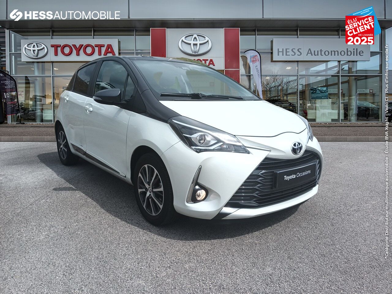 Véhicule d'occasion TOYOTA YARIS 70 VVT-I DESIGN Y20 5P MY19 chez Toyota Belfort