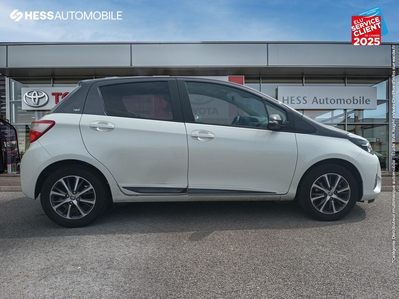 Véhicule d'occasion TOYOTA YARIS 70 VVT-I DESIGN Y20 5P MY19 chez Toyota Belfort