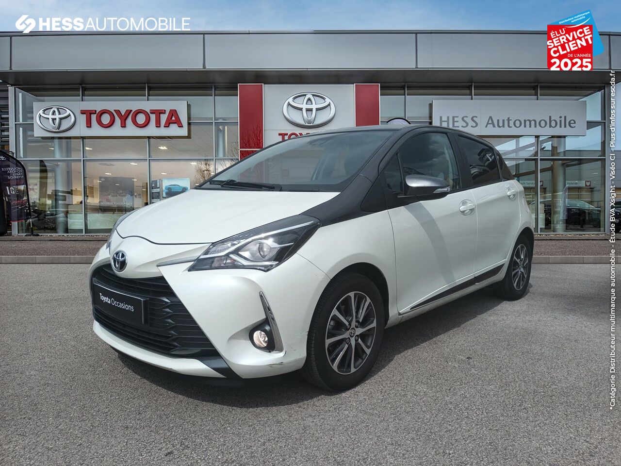 Véhicule d'occasion TOYOTA YARIS 70 VVT-I DESIGN Y20 5P MY19 chez Toyota Belfort