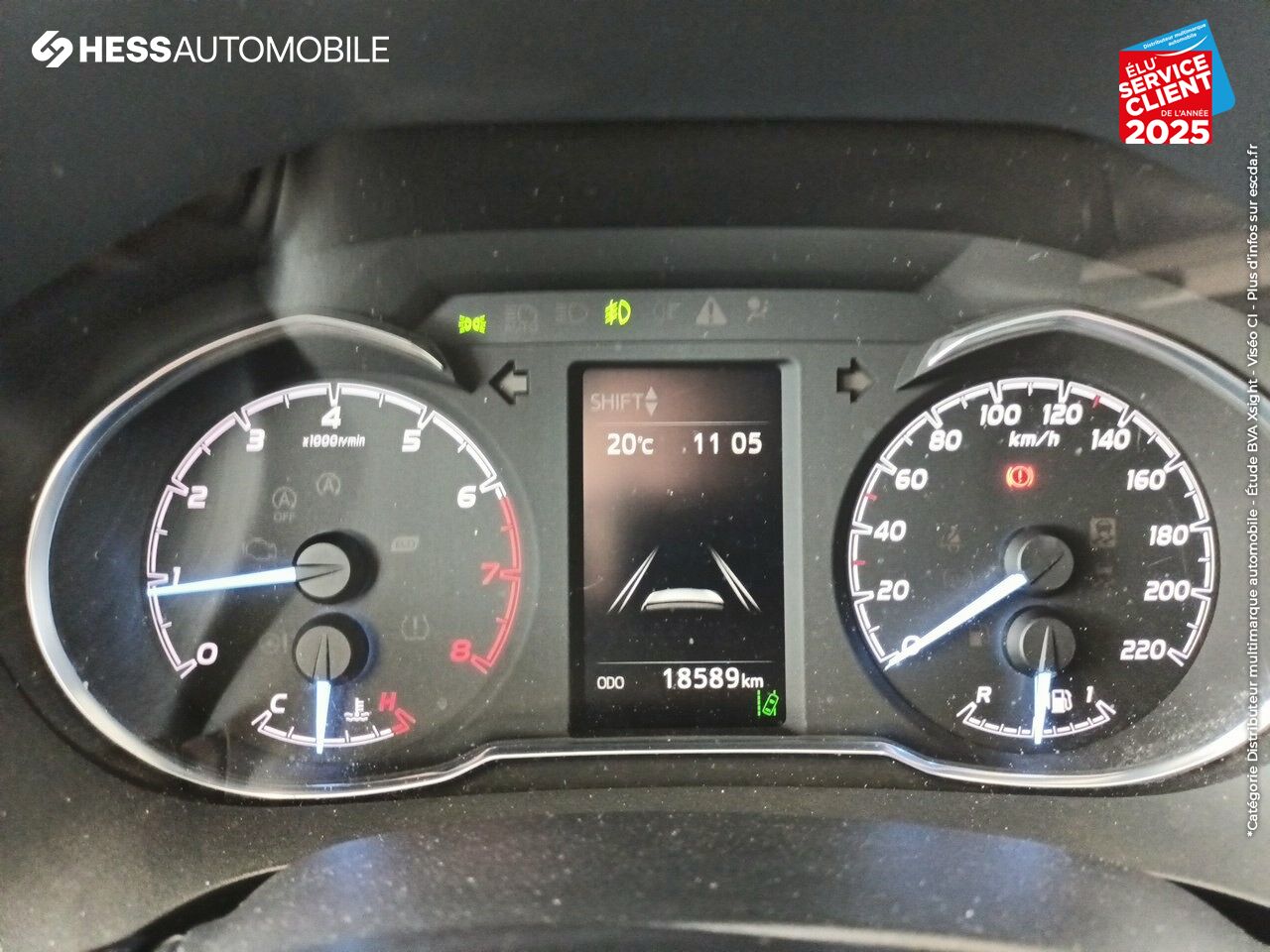 Véhicule d'occasion TOYOTA YARIS 70 VVT-I DESIGN Y20 5P MY19 chez Toyota Belfort