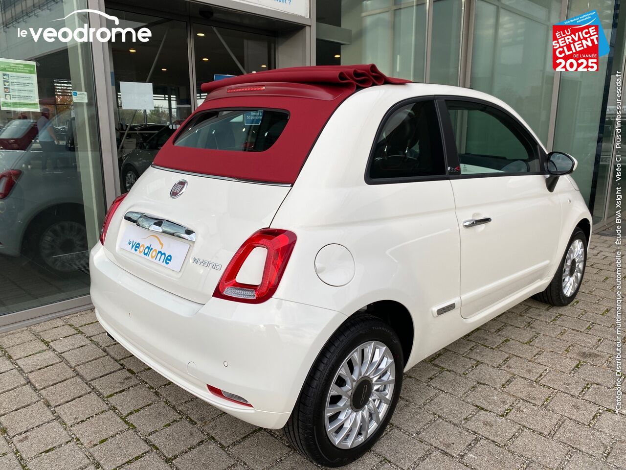 Véhicule d'occasion FIAT 500C 1.0 70CH BSG S/S LOUNGE -16 chez Le Veodrome