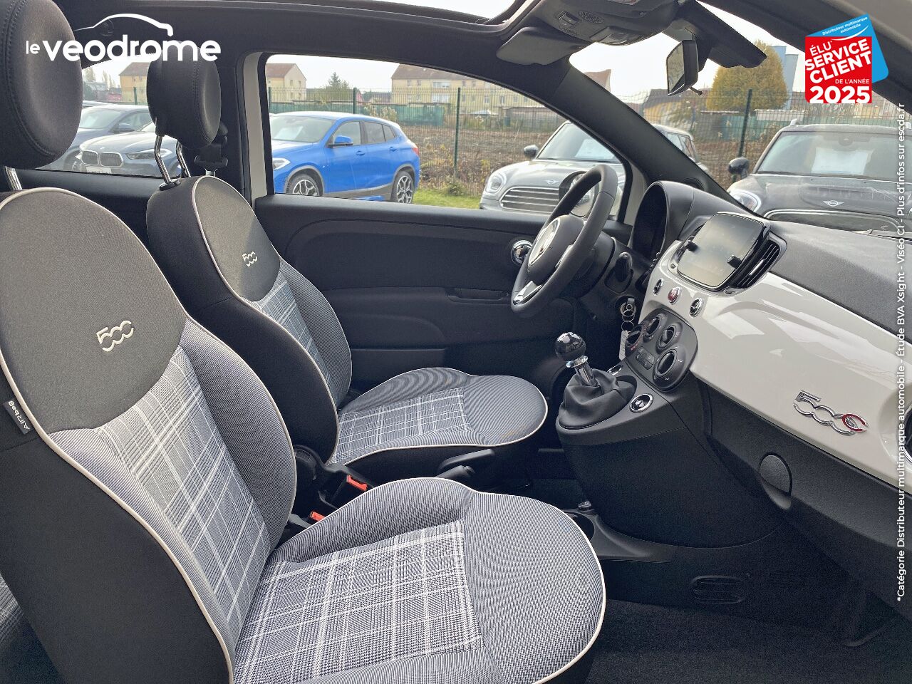 Véhicule d'occasion FIAT 500C 1.0 70CH BSG S/S LOUNGE -16 chez Le Veodrome
