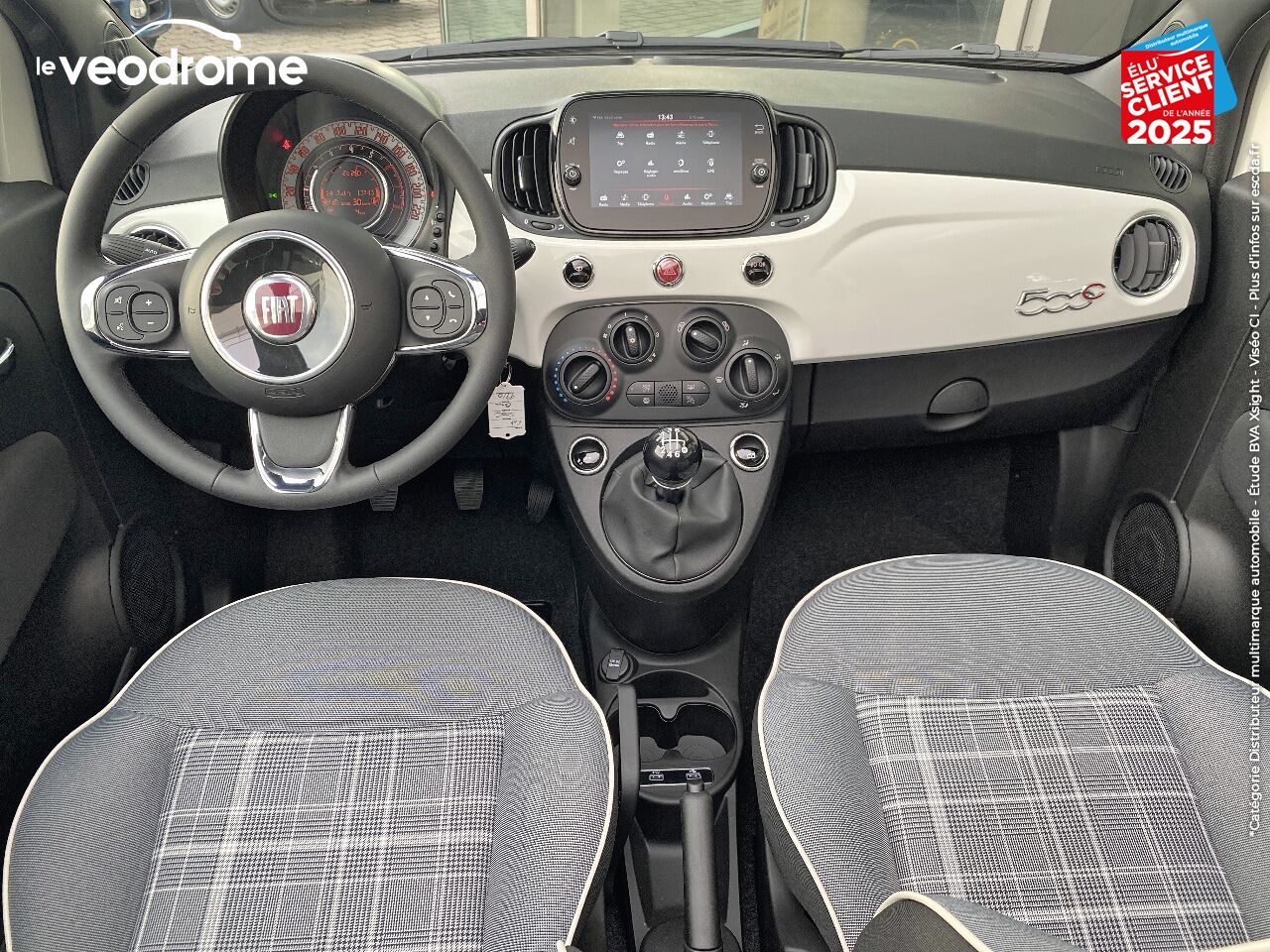 Véhicule d'occasion FIAT 500C 1.0 70CH BSG S/S LOUNGE -16 chez Le Veodrome