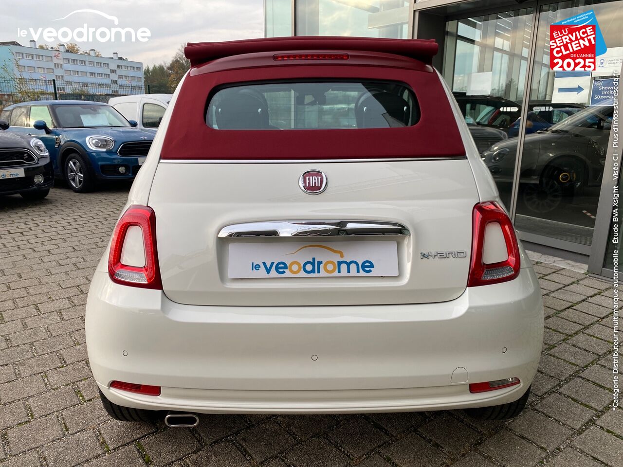 Véhicule d'occasion FIAT 500C 1.0 70CH BSG S/S LOUNGE -16 chez Le Veodrome