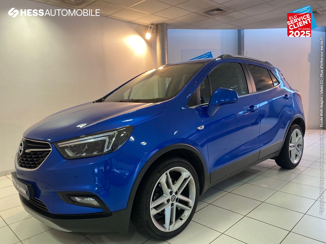 Véhicule d'occasion OPEL MOKKA X 1.6 CDTI 136CH ELITE 4X2 GPS CAMERA RADAR AV/AR SIEGE/VOLANT CHAUFF chez Opel Besançon