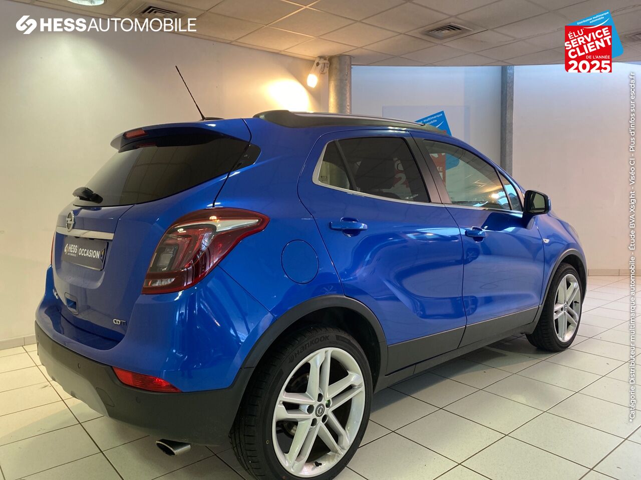 Véhicule d'occasion OPEL MOKKA X 1.6 CDTI 136CH ELITE 4X2 GPS CAMERA RADAR AV/AR SIEGE/VOLANT CHAUFF chez Opel Besançon