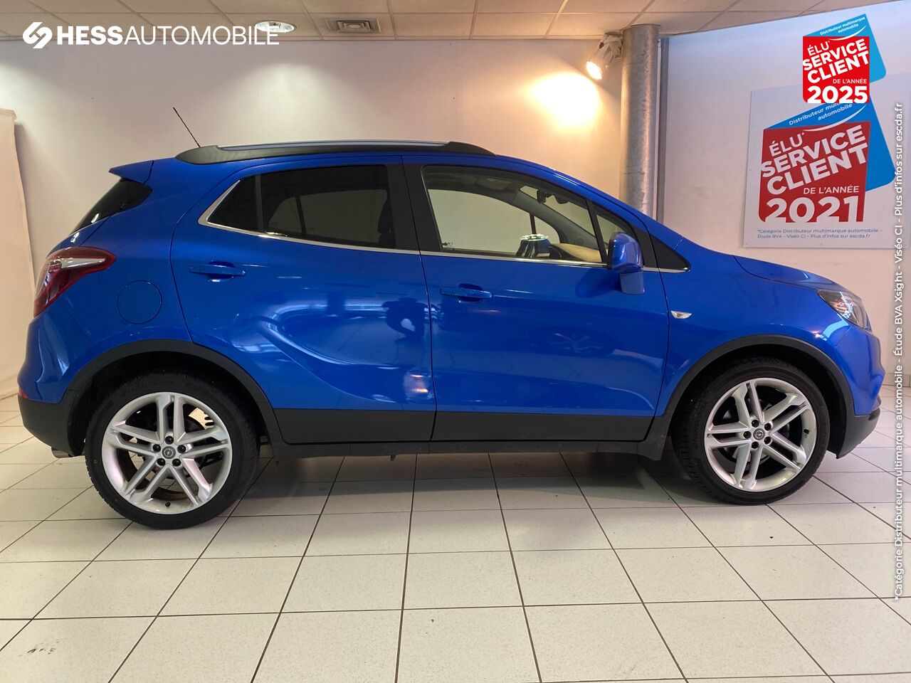 Véhicule d'occasion OPEL MOKKA X 1.6 CDTI 136CH ELITE 4X2 GPS CAMERA RADAR AV/AR SIEGE/VOLANT CHAUFF chez Opel Besançon