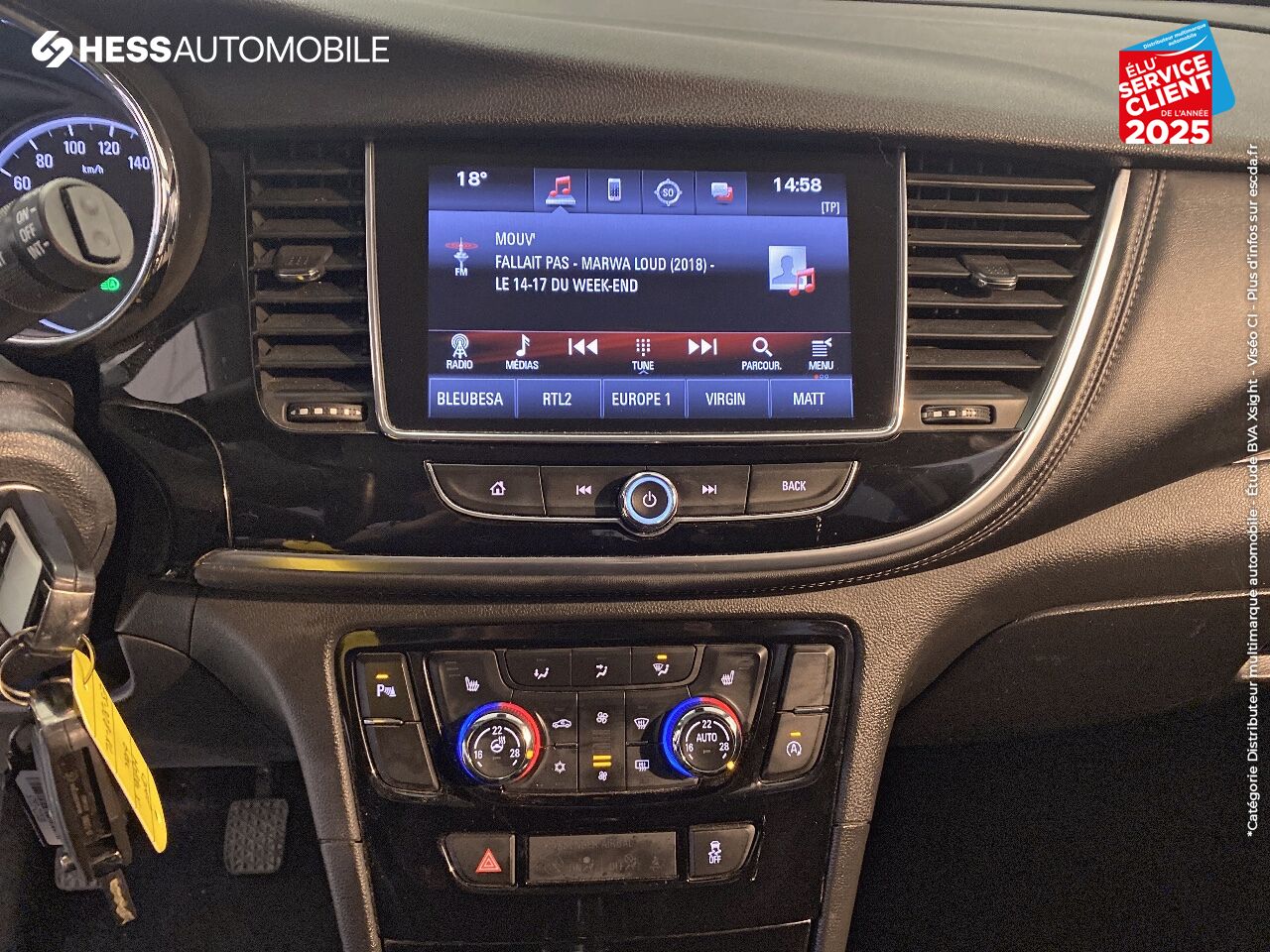 Véhicule d'occasion OPEL MOKKA X 1.6 CDTI 136CH ELITE 4X2 GPS CAMERA RADAR AV/AR SIEGE/VOLANT CHAUFF chez Opel Besançon