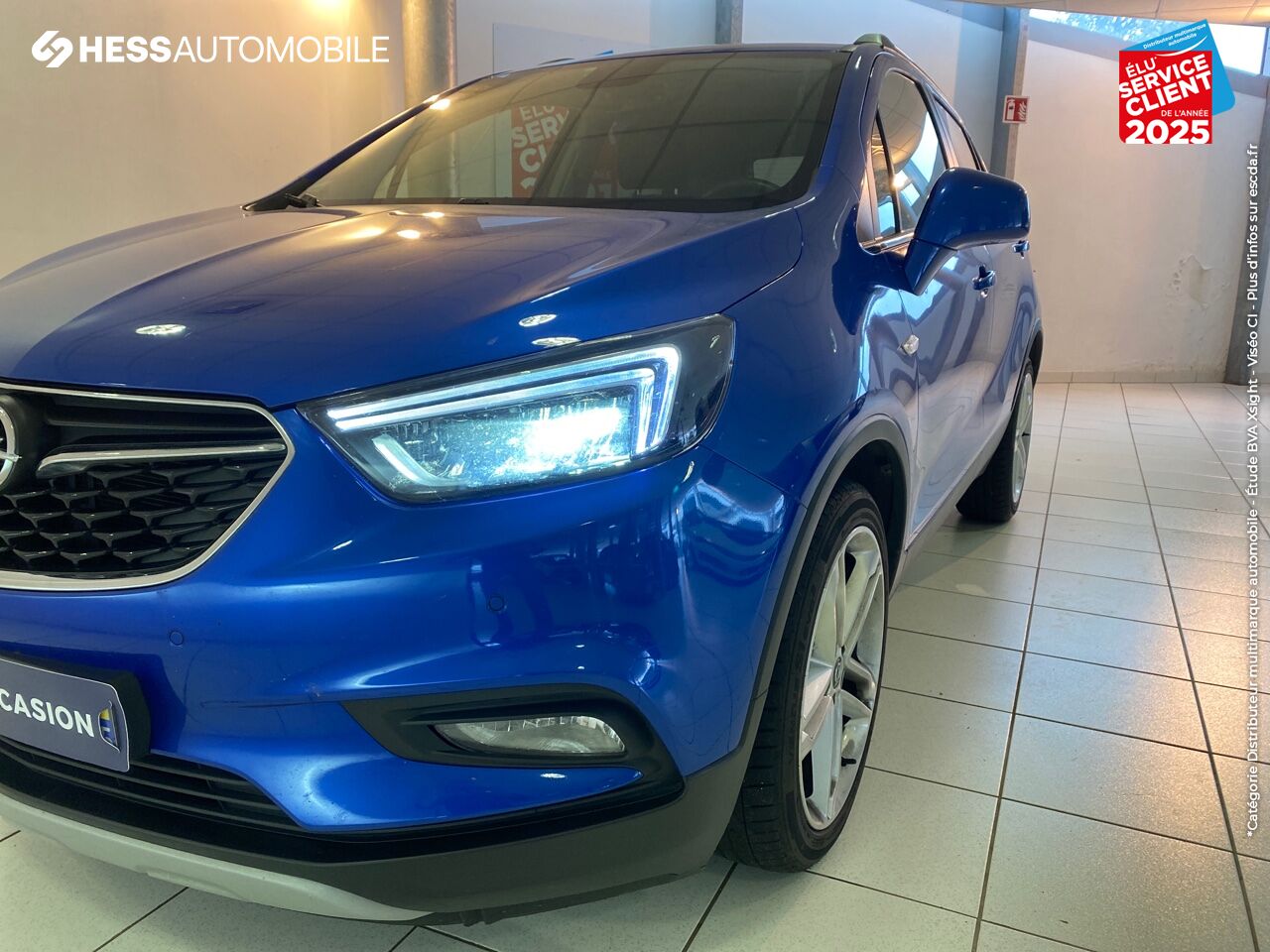 Véhicule d'occasion OPEL MOKKA X 1.6 CDTI 136CH ELITE 4X2 GPS CAMERA RADAR AV/AR SIEGE/VOLANT CHAUFF chez Opel Besançon