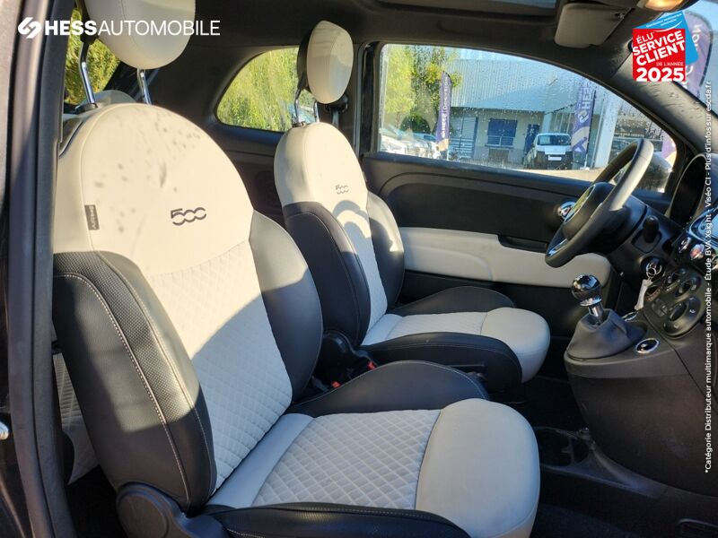 Véhicule d'occasion FIAT 500 1.0 70CH BSG S/S DOLCEVITA TPANO CUIR RADAR AR chez Fiat Mulhouse