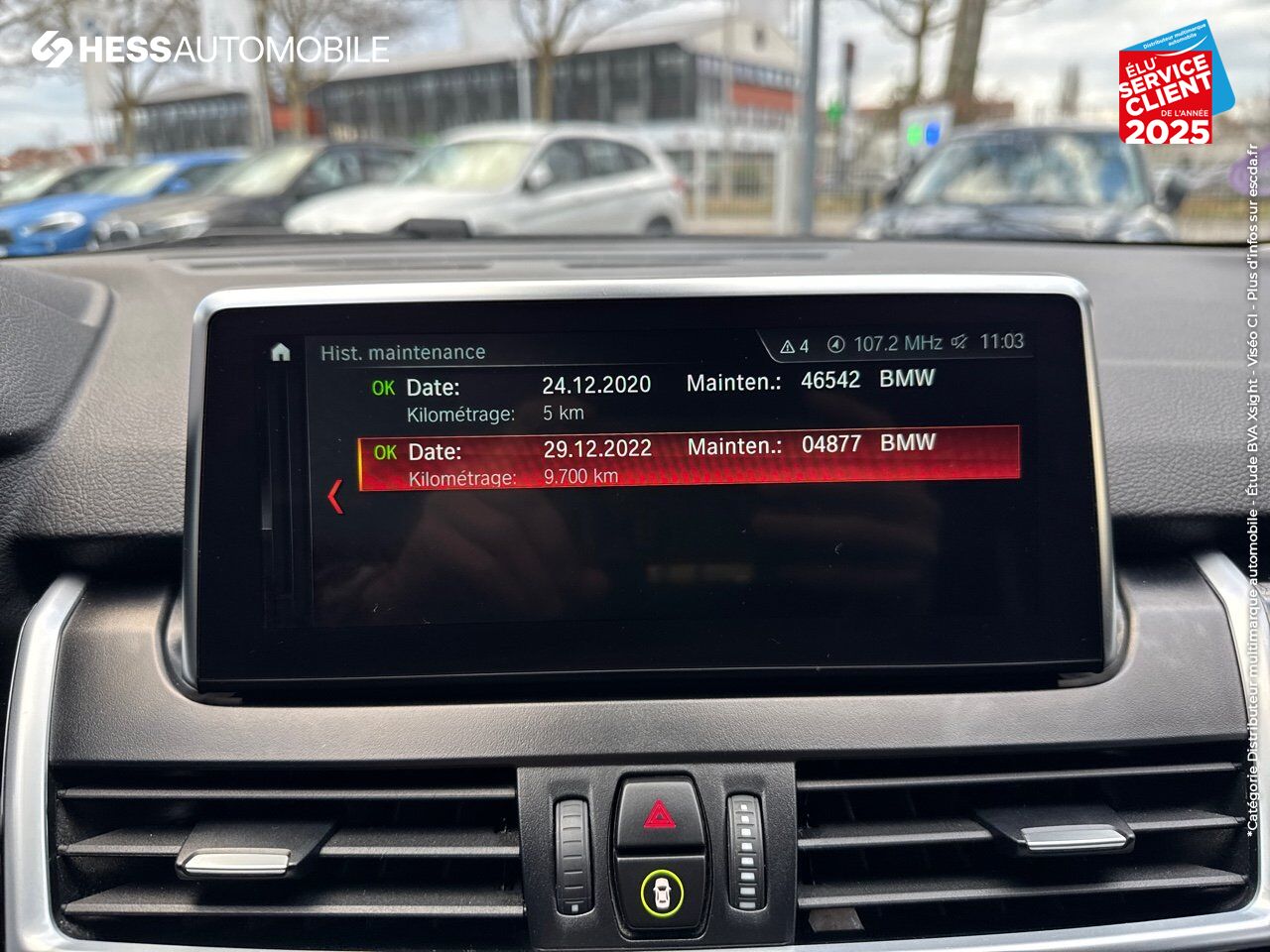 Véhicule d'occasion BMW SERIE 2 ACTIVETOURER 225XEA 220CH SPORT 6CV SIEGES CHAUF GPS RADAR AV/AR chez BMW Colmar