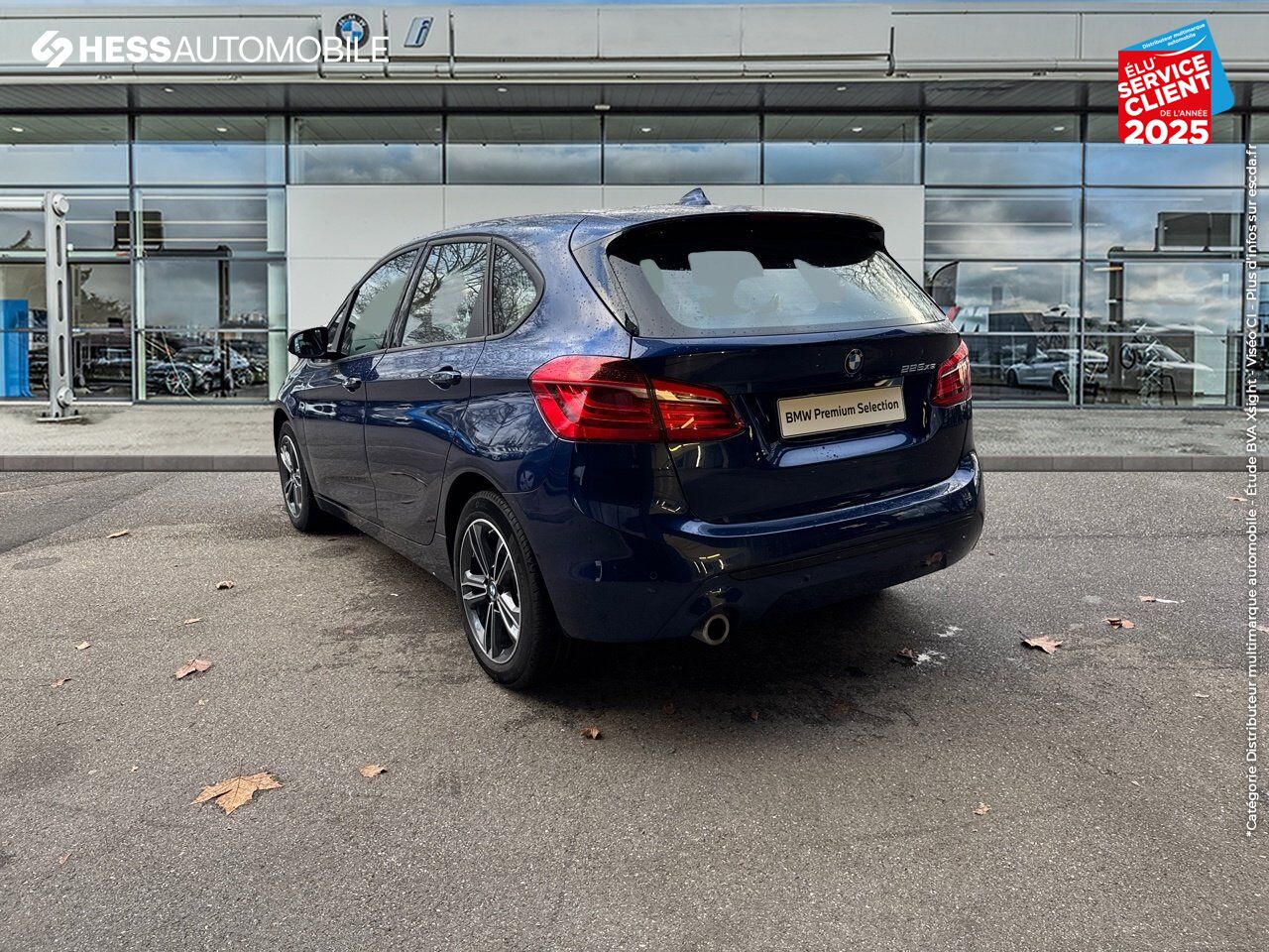 Véhicule d'occasion BMW SERIE 2 ACTIVETOURER 225XEA 220CH SPORT 6CV SIEGES CHAUF GPS RADAR AV/AR chez BMW Colmar