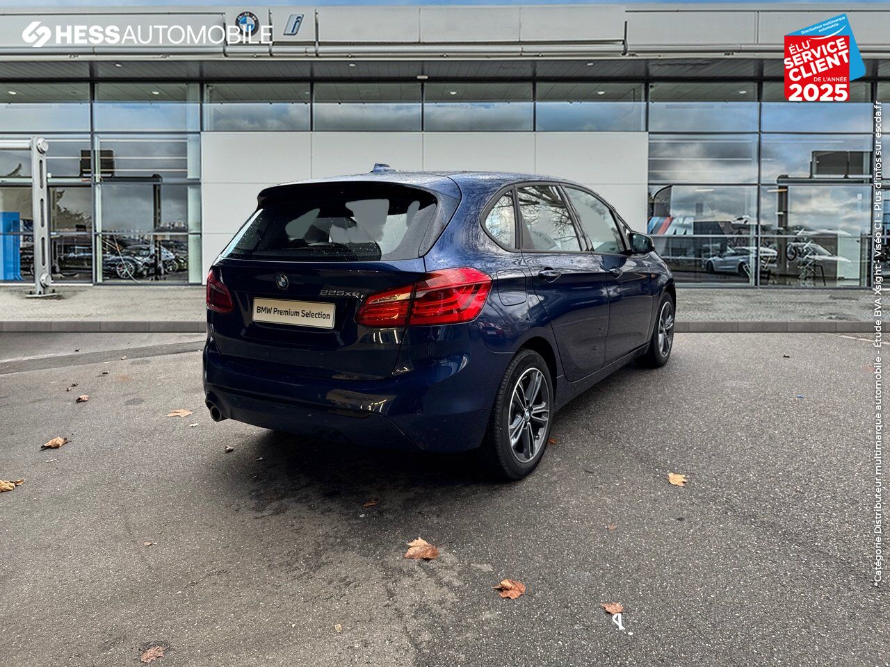 Véhicule d'occasion BMW SERIE 2 ACTIVETOURER 225XEA 220CH SPORT 6CV SIEGES CHAUF GPS RADAR AV/AR chez BMW Colmar