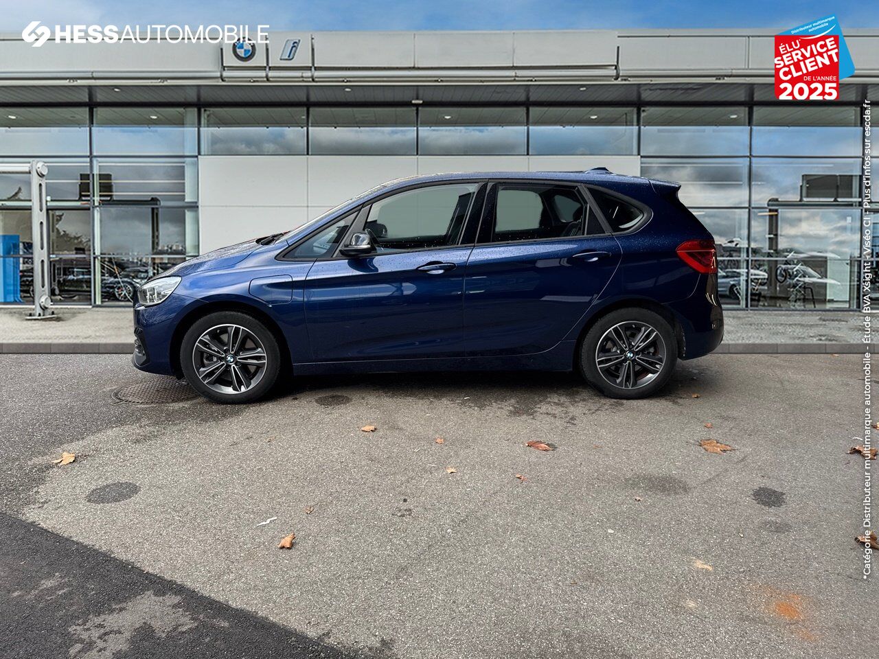Véhicule d'occasion BMW SERIE 2 ACTIVETOURER 225XEA 220CH SPORT 6CV SIEGES CHAUF GPS RADAR AV/AR chez BMW Colmar