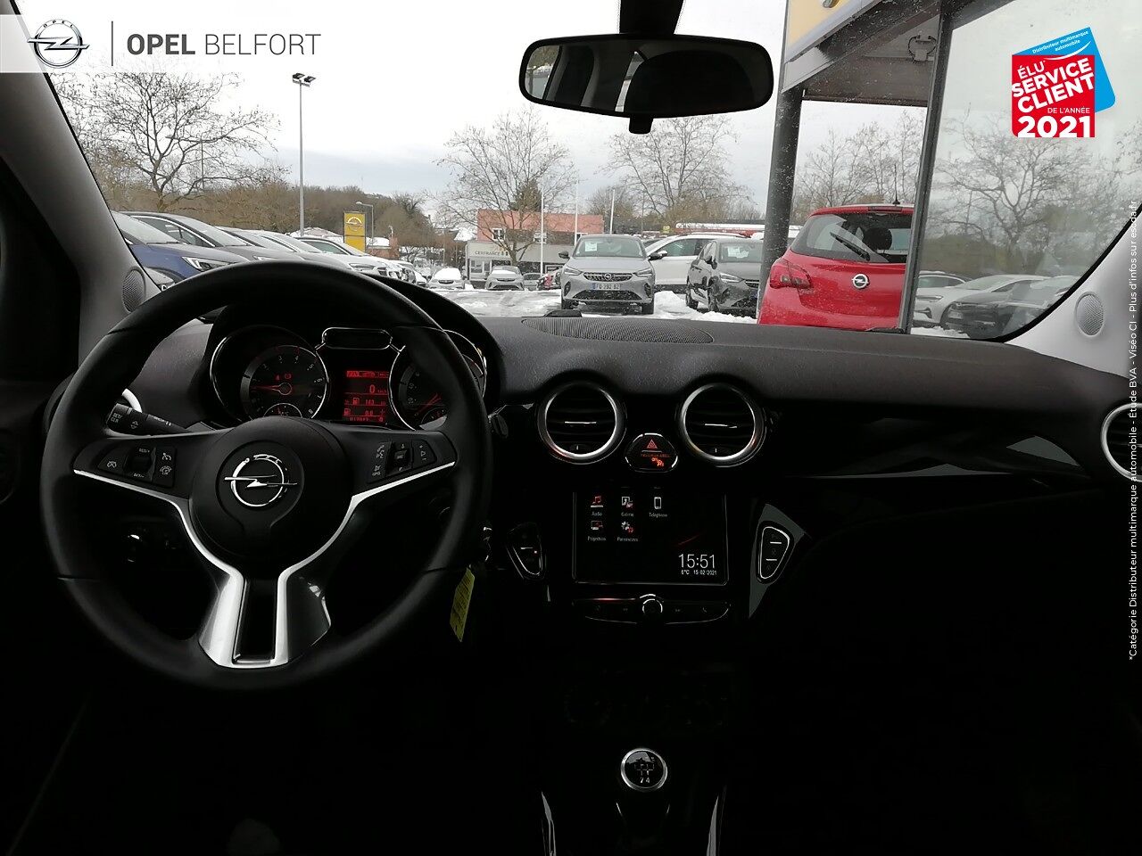 Véhicule d'occasion OPEL ADAM 1.4 TWINPORT 87CH UNLIMITED START/STOP 1ERE MAIN chez Opel Belfort