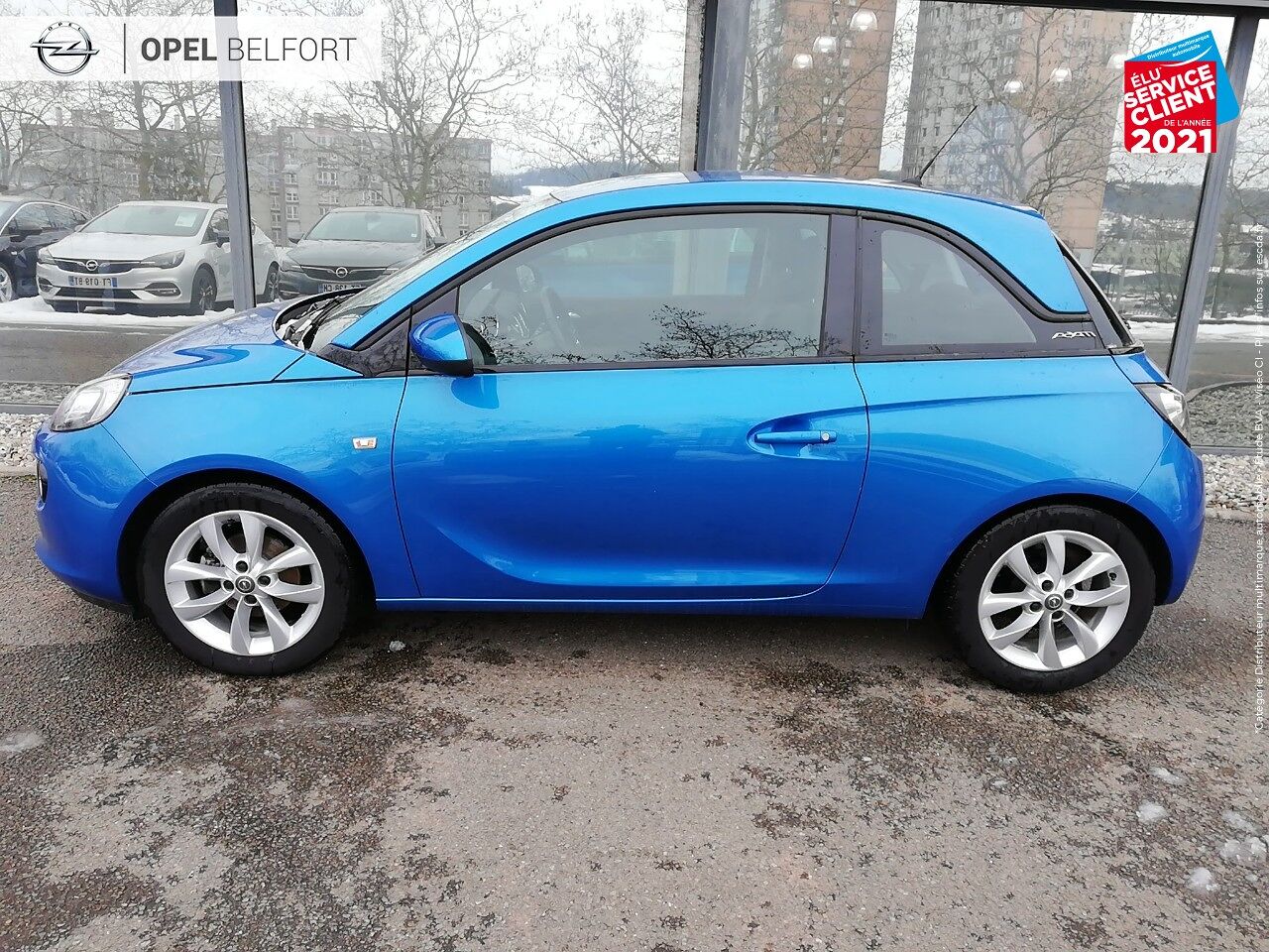 Véhicule d'occasion OPEL ADAM 1.4 TWINPORT 87CH UNLIMITED START/STOP 1ERE MAIN chez Opel Belfort
