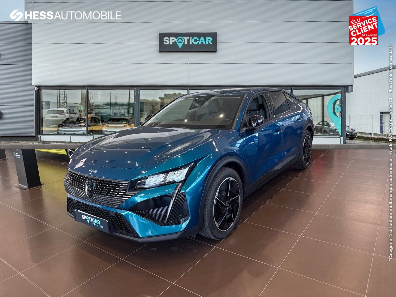 Véhicule d'occasion PEUGEOT 408 PHEV 225CH ALLURE PACK E-EAT8 chez Renault Saint-Louis