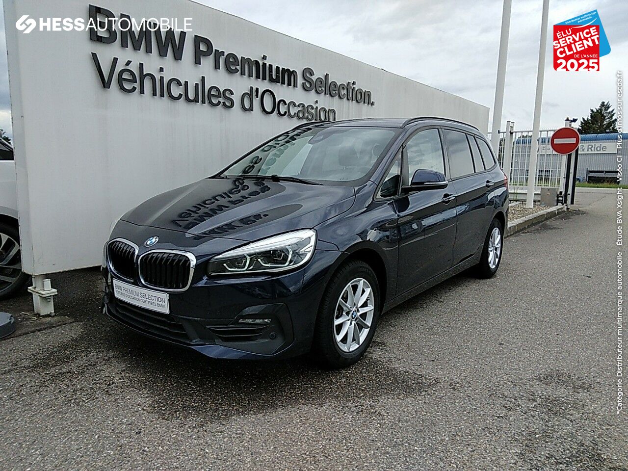 Véhicule d'occasion BMW SERIE 2 GRAN TOURER 216I 109CH SPORT 7PL GPS CAMERA SIEGES CHAUF LED chez BMW Mulhouse