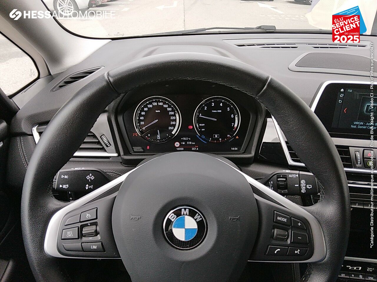 Véhicule d'occasion BMW SERIE 2 GRAN TOURER 216I 109CH SPORT 7PL GPS CAMERA SIEGES CHAUF LED chez BMW Mulhouse