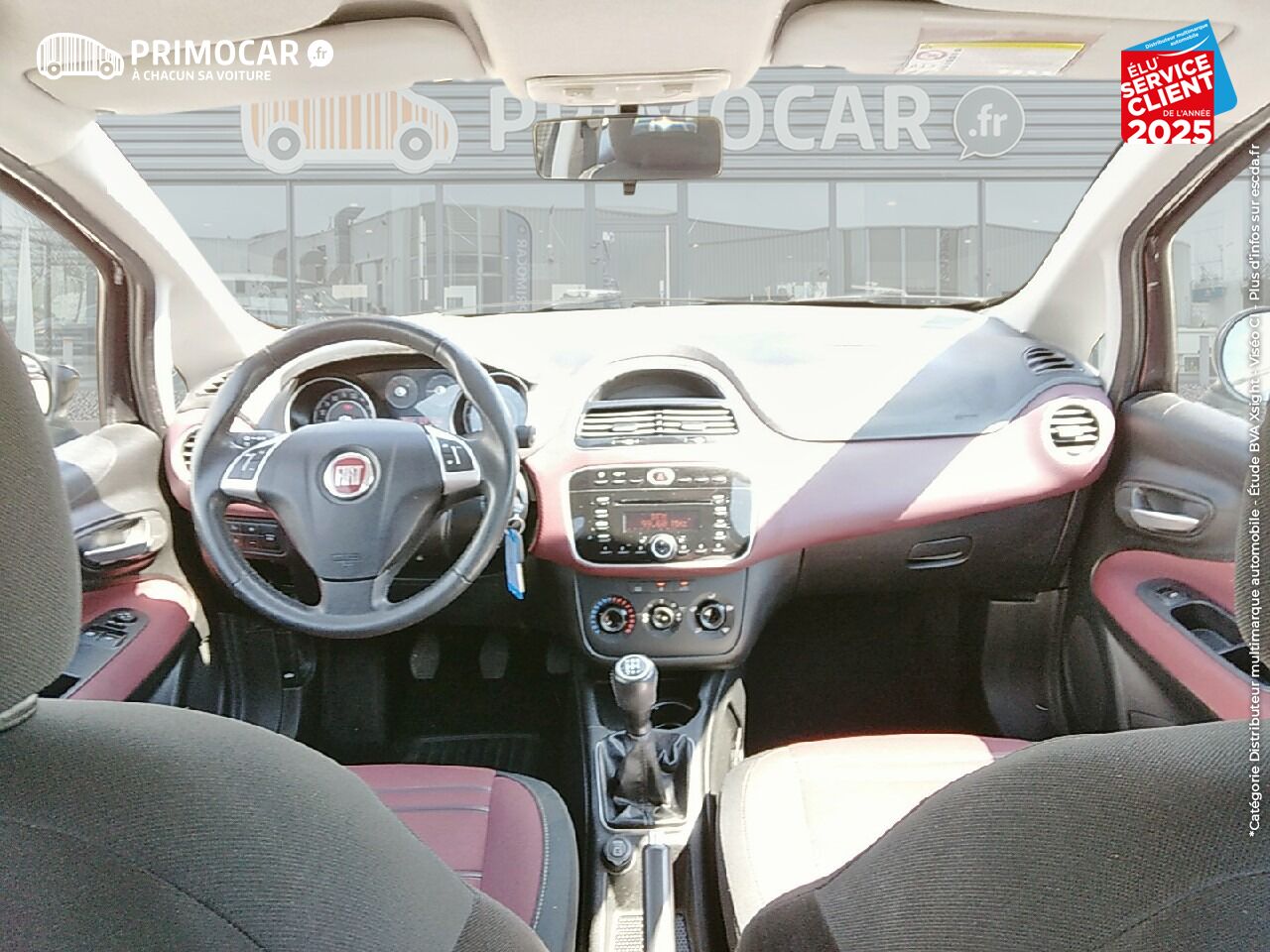 Véhicule d'occasion FIAT GRANDE PUNTO 1.3 MULTIJET 16V 75CH DYNAMIC 3P chez Primocar