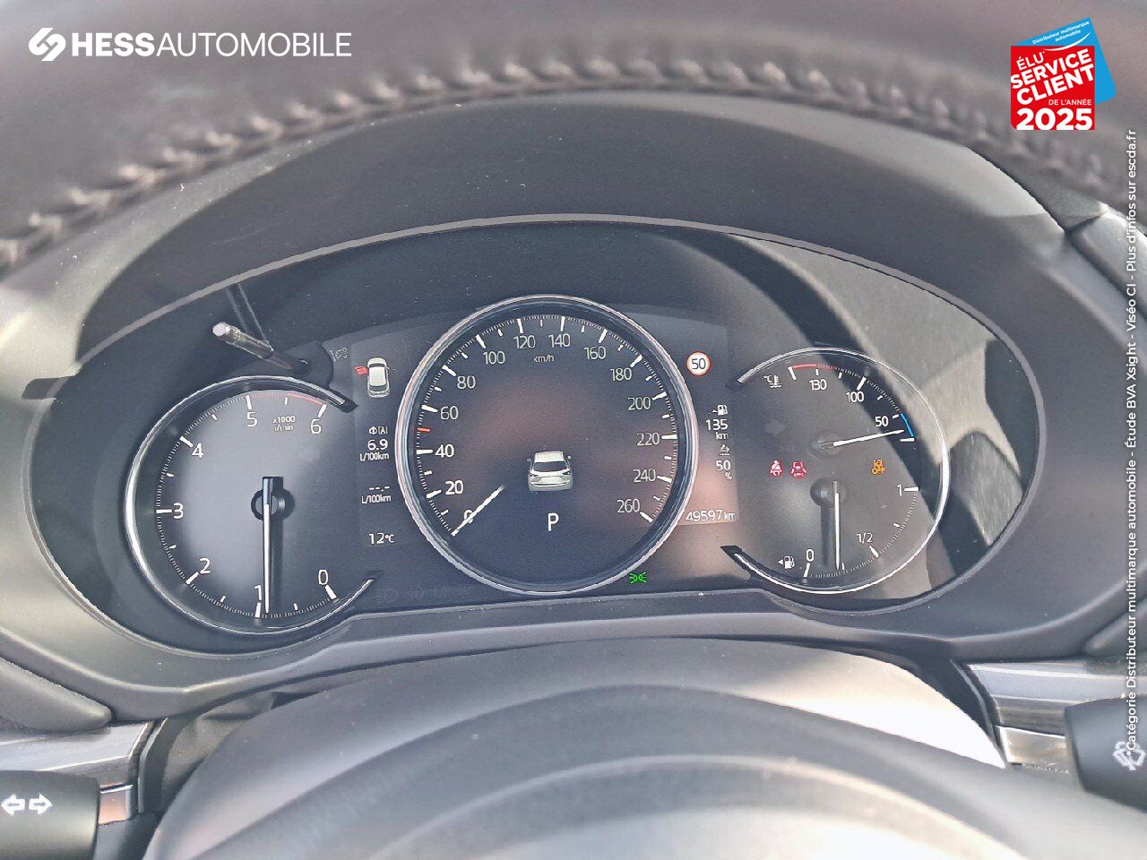 Véhicule d'occasion MAZDA CX-5 2.2 SKYACTIV-D 184CH SELECTION BVA 2022 TOUVRANT SIEGES CHAUF/VENTIL/CUIR GPS CARPLAY BOSE ATTE chez Toyota Thionville
