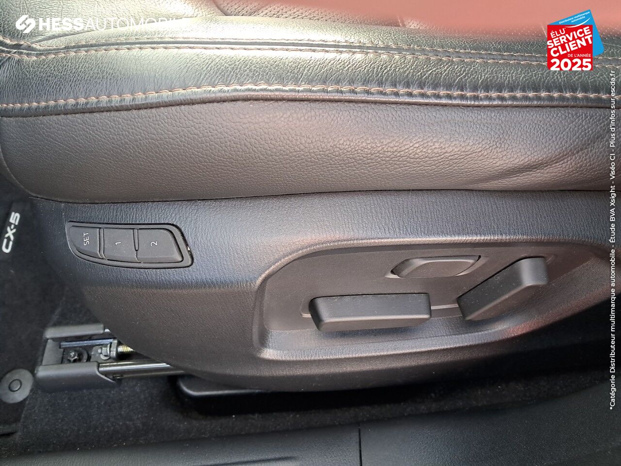Véhicule d'occasion MAZDA CX-5 2.2 SKYACTIV-D 184CH SELECTION BVA 2022 TOUVRANT SIEGES CHAUF/VENTIL/CUIR GPS CARPLAY BOSE ATTE chez Toyota Thionville