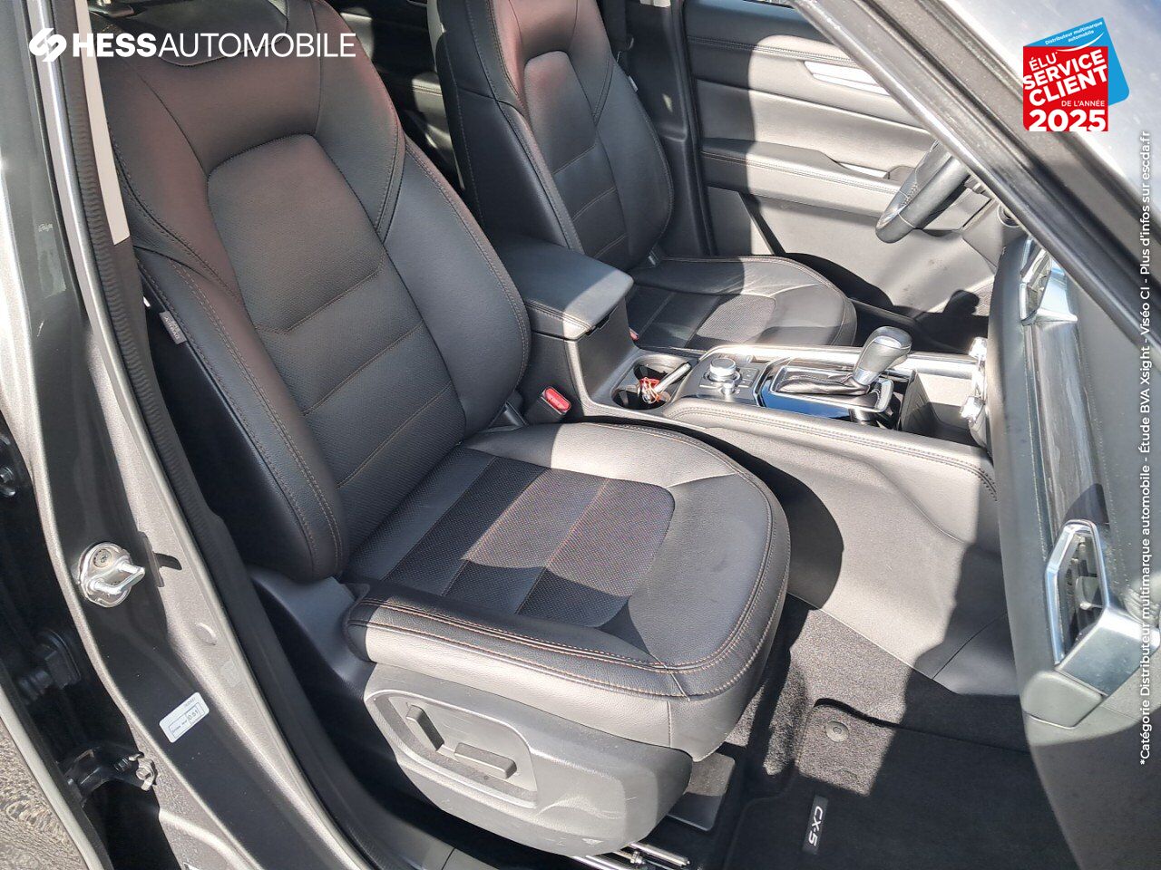 Véhicule d'occasion MAZDA CX-5 2.2 SKYACTIV-D 184CH SELECTION BVA 2022 TOUVRANT SIEGES CHAUF/VENTIL/CUIR GPS CARPLAY BOSE ATTE chez Toyota Thionville