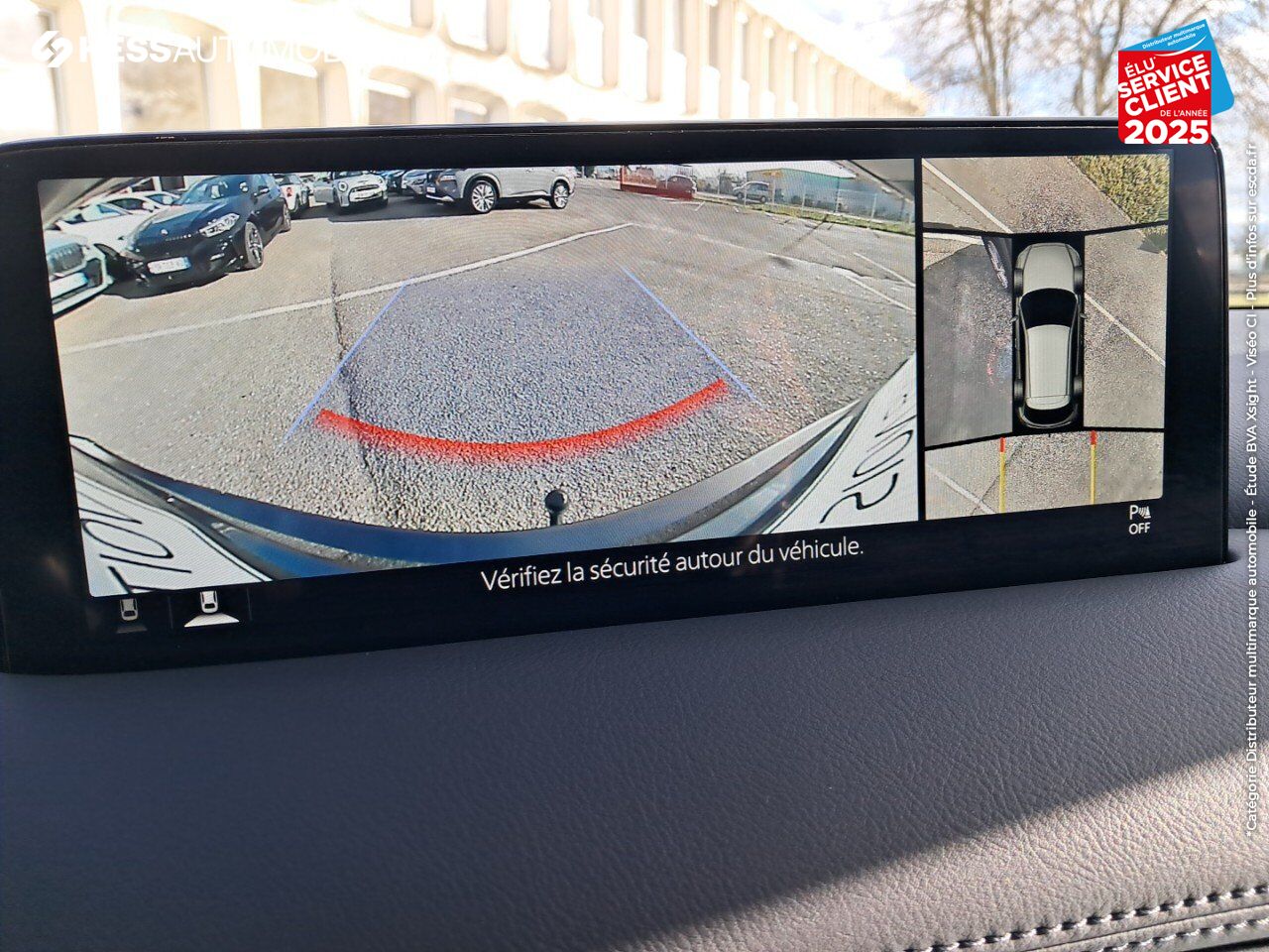 Véhicule d'occasion MAZDA CX-5 2.2 SKYACTIV-D 184CH SELECTION BVA 2022 TOUVRANT SIEGES CHAUF/VENTIL/CUIR GPS CARPLAY BOSE ATTE chez Toyota Thionville