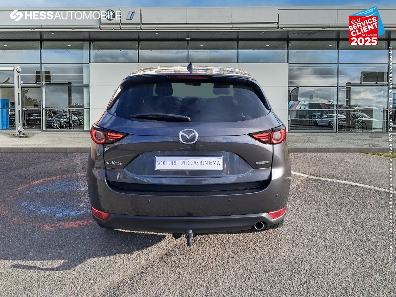 Véhicule d'occasion MAZDA CX-5 2.2 SKYACTIV-D 184CH SELECTION BVA 2022 TOUVRANT SIEGES CHAUF/VENTIL/CUIR GPS CARPLAY BOSE ATTE chez Toyota Thionville