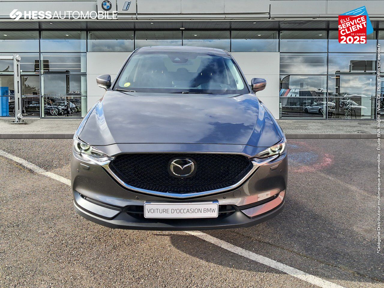 Véhicule d'occasion MAZDA CX-5 2.2 SKYACTIV-D 184CH SELECTION BVA 2022 TOUVRANT SIEGES CHAUF/VENTIL/CUIR GPS CARPLAY BOSE ATTE chez Toyota Thionville