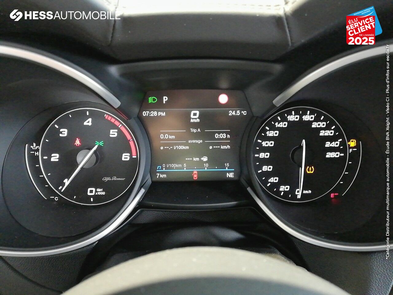 Véhicule d'occasion ALFA ROMEO STELVIO 2.2 DIESEL 160CH TI AT8 MY21 chez Fiat Besançon