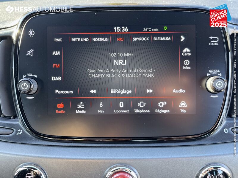 Véhicule d'occasion FIAT 500 1.2 8V 69CH S chez Fiat 500 occasion