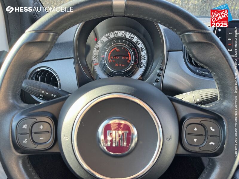 Véhicule d'occasion FIAT 500 1.2 8V 69CH S chez Fiat 500 occasion