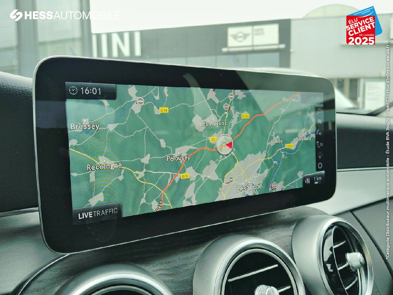 Véhicule d'occasion MERCEDES-BENZ CLASSE C 180 D 122CH AVANTGARDE LINE 9G-TRONIC chez BMW Belfort