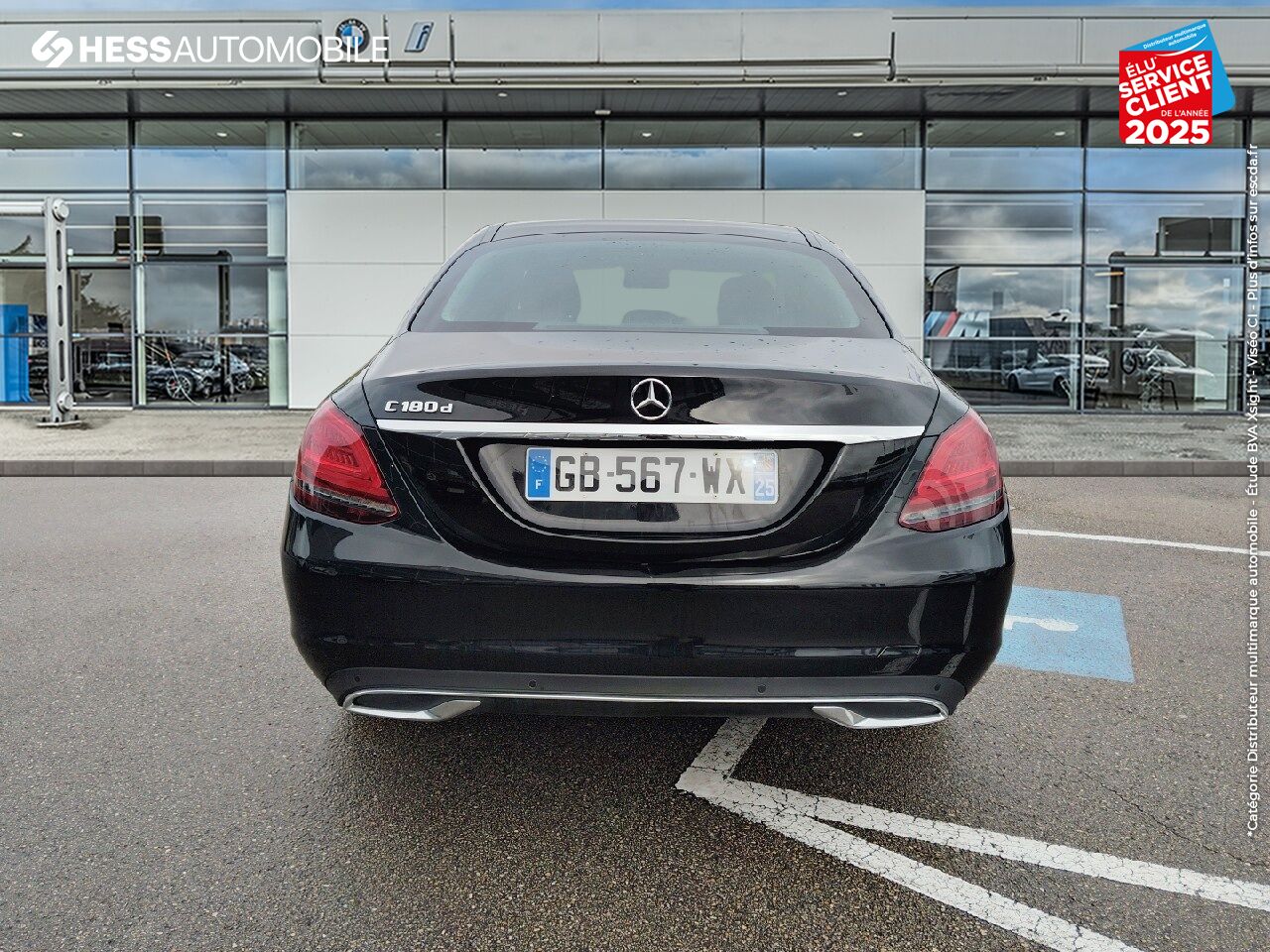 Véhicule d'occasion MERCEDES-BENZ CLASSE C 180 D 122CH AVANTGARDE LINE 9G-TRONIC chez BMW Belfort