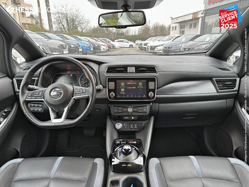 Véhicule d'occasion NISSAN LEAF 150CH 40KWH TEKNA 19.5 CUIR SIEGE CHAUF GPS CAMERA chez Nissan Thionville