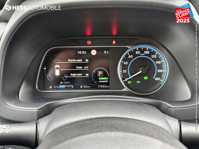 Véhicule d'occasion NISSAN LEAF 150CH 40KWH TEKNA 19.5 CUIR SIEGE CHAUF GPS CAMERA chez Nissan Thionville