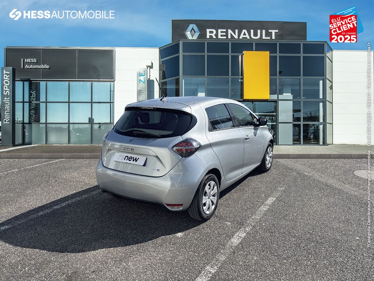 Véhicule d'occasion RENAULT ZOE LIFE CHARGE NORMALE R110 ACHAT INTEGRAL 4CV chez Renault Colmar