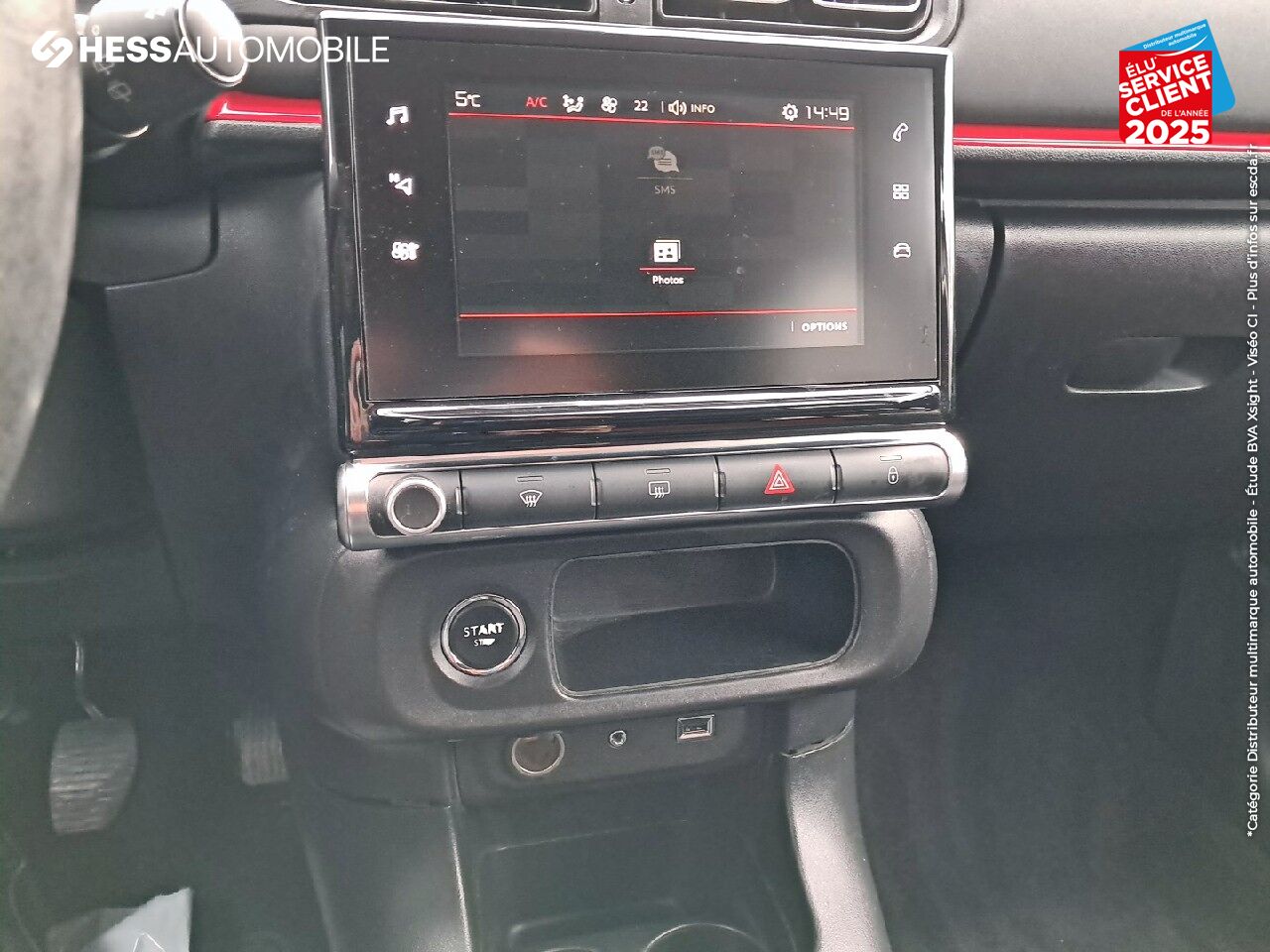 Véhicule d'occasion CITROEN C3 PURETECH 110CH SHINE S/S RADAR AR chez Toyota Thionville