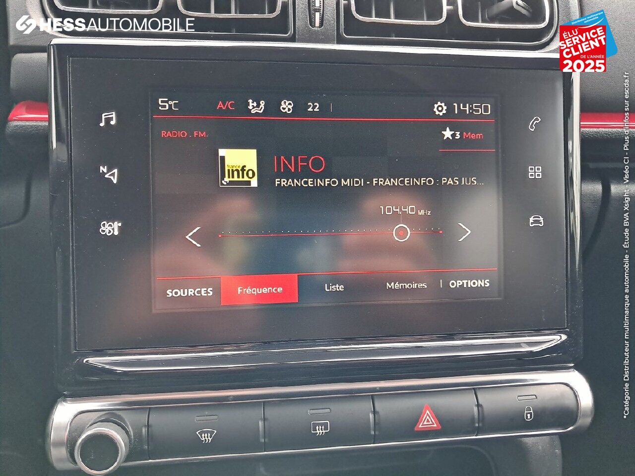 Véhicule d'occasion CITROEN C3 PURETECH 110CH SHINE S/S RADAR AR chez Toyota Thionville